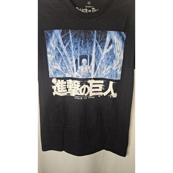 Official Attack On Titan Survey Corp Season 3 Black T-shirt Size Small - Picture 2 of 4